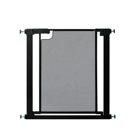 שער בטיחות רשת ללא קדיחה – מנגנון נעילה אוטומטי, לבן | שערי בטיחות