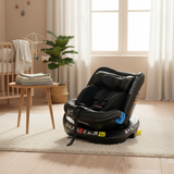 Be Care – כיסא בטיחות מסתובב 360° משולב בוסטר עם רגלית | בטיחות ברכב