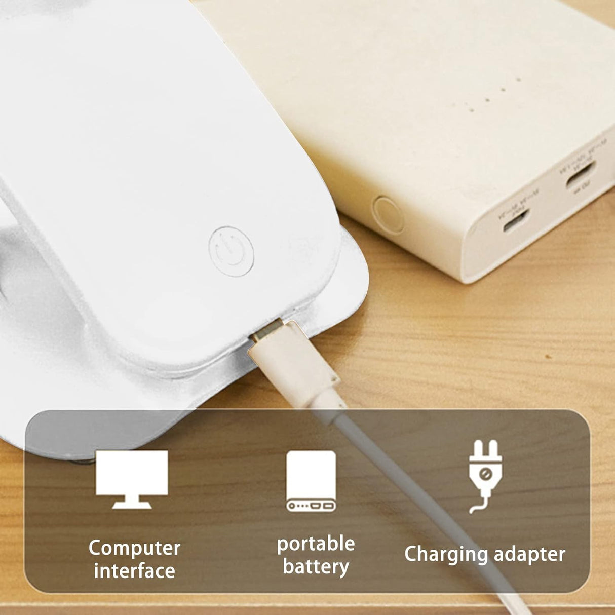 מאוורר קליפס נטען USB – 3 מהירויות, שקט ועוצמתי