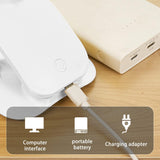 מאוורר קליפס נטען USB – 3 מהירויות, שקט ועוצמתי