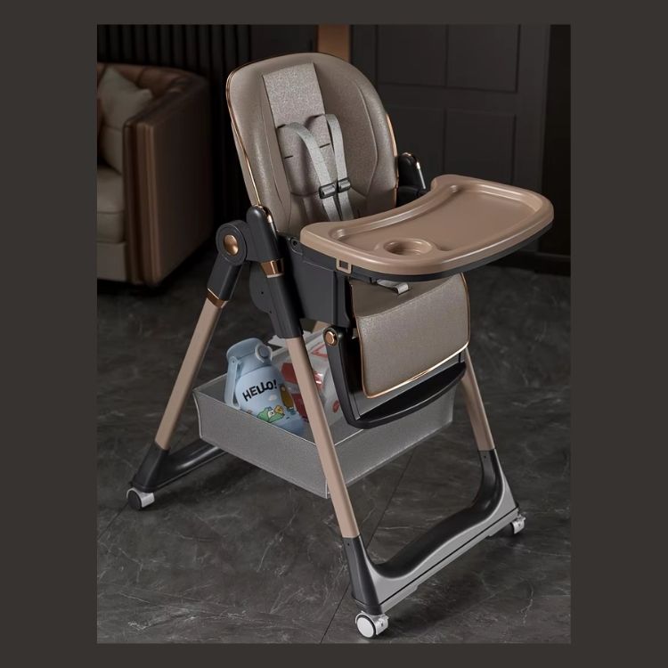 כיסא אוכל מתקפל 4 צבעים לבחירה  – ריפוד דמוי עור PU