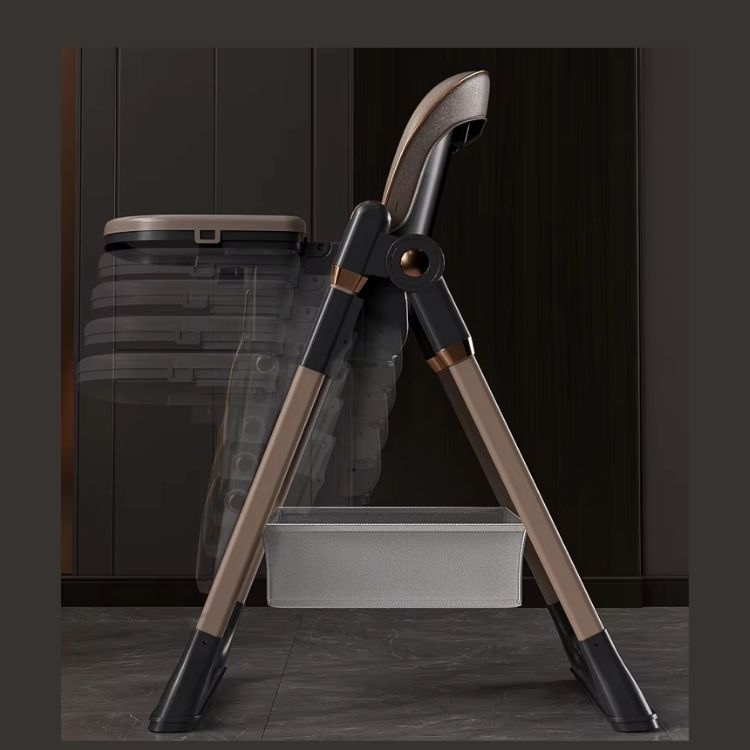 כיסא אוכל מתקפל 4 צבעים לבחירה  – ריפוד דמוי עור PU