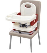 כסא אוכל על כסא מיניגו לבן חום
