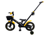 אופני איזון והאופניים הראשונים 5 ב-1 MINIGO עם ידית דחיפה להורים