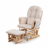 כורסאת הנקה דלוקס סרניטי– גב מתכוונן, הדום מתנדנד, צבע בז' | כורסאות הנקה