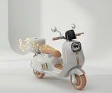 קטנוע חשמלי 3 גלגלים אפור בהיר