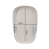 משטח החתלה מסיליקון גדול  עם חגורות צבע בז