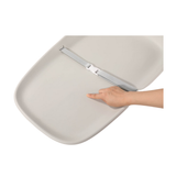 משטח החתלה מסיליקון גדול  עם חגורות צבע בז