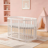 קן לציפור 4 ב-1 –דגם D-1 עריסה ומיטת תינוק לבן