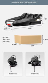 הופלה בסיס לרכב – התקנת קליק מהירה, תואם i‑Size | סלקל