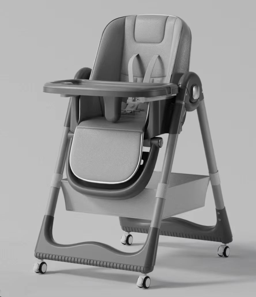 כיסא אוכל מתקפל 4 צבעים לבחירה  – ריפוד דמוי עור PU