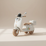 קטנוע חשמלי 3 גלגלים אפור בהיר