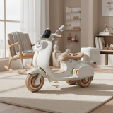 קטנוע חשמלי 3 גלגלים אפור בהיר