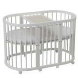 קן לציפור 4 ב-1 –דגם D-1 עריסה ומיטת תינוק לבן