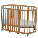 קן לציפור 4 ב-1 –דגם D-2 עריסה ומיטת תינוק צבע עץ