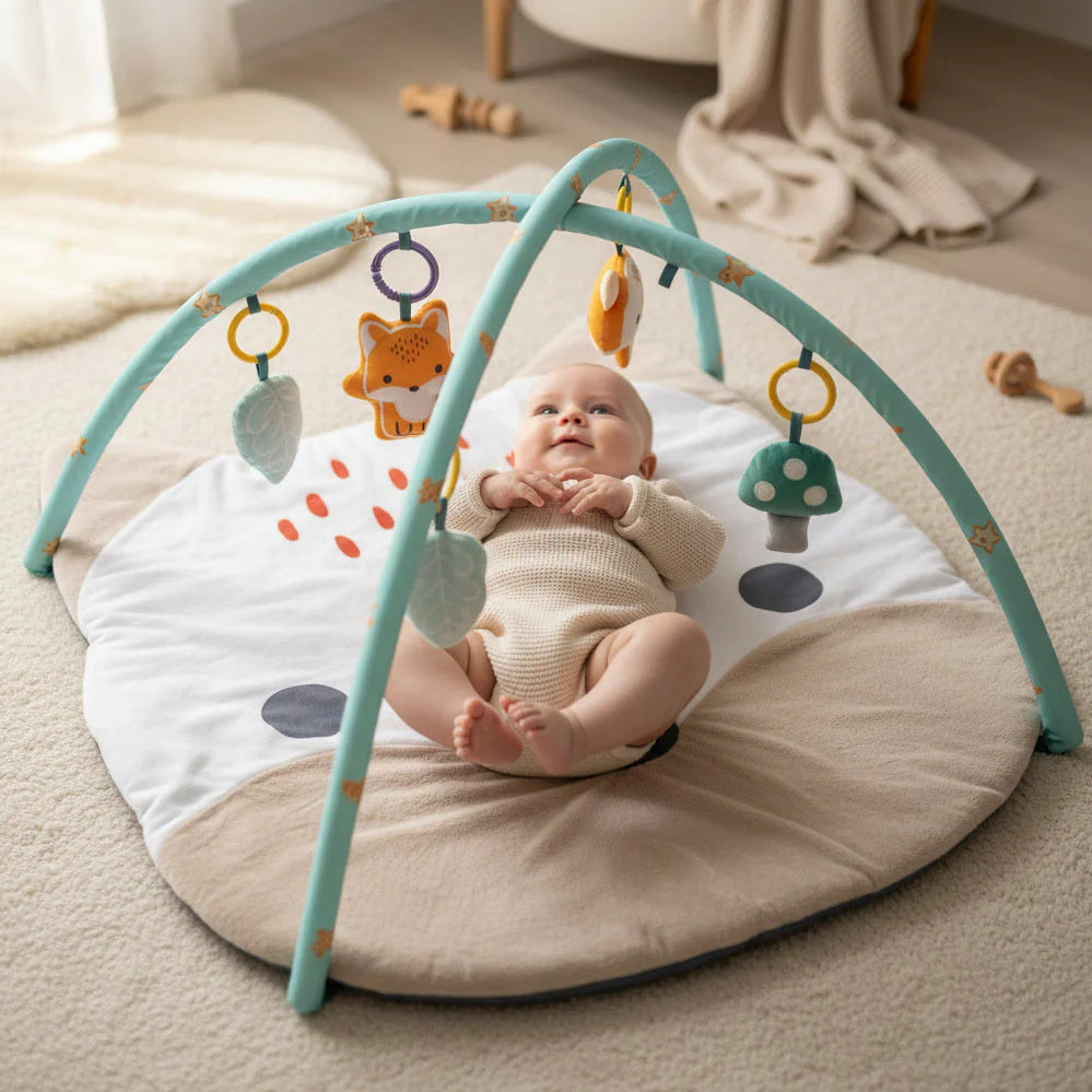 משטח פעילות וקשת לתינוק שועל – Konig Kids